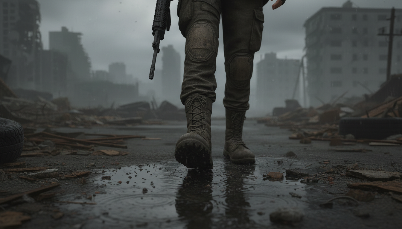 Character with weapon